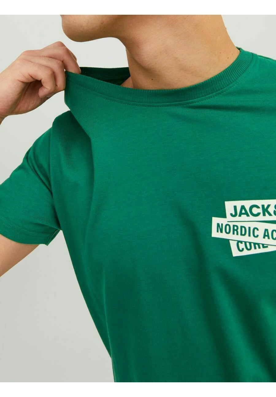 Jack & Jones Logo - T-Shirt Print - Verdant Green 5 Jack & Jones Logo - T-Shirt Print - Verdant Green - Afbeelding 5