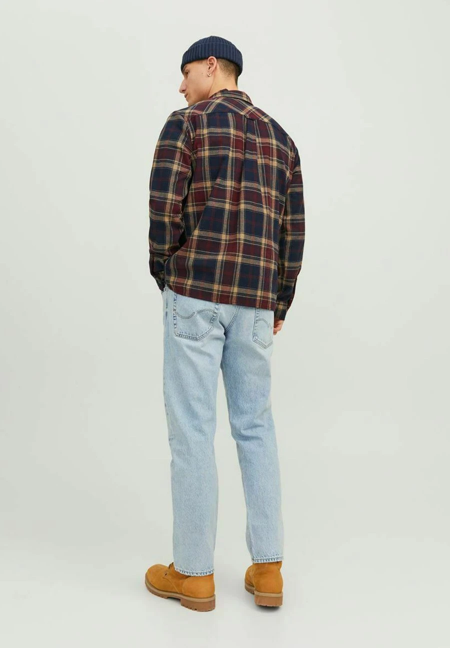 Jack & Jones Jjeeddie Ls Noos - Overhemd - Port Royale 3 Jack & Jones Jjeeddie Ls Noos - Overhemd - Port Royale - Afbeelding 3