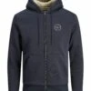 Jack & Jones Teddy - Sweater Met Rits - Seaborne