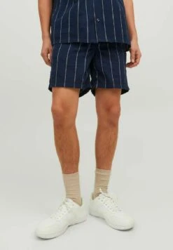 Jack & Jones Seersucker - Trainingsbroek - Navy Blazer