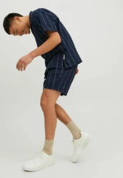 Jack & Jones Seersucker - Trainingsbroek - Navy Blazer -Jack & Jones Verkoopwinkel 5fe4b1ce699049b68bcae0772400813e