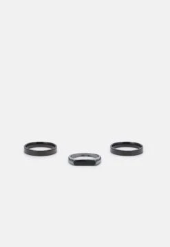 Jack & Jones Jacjona 3 Pack Unisex - Ring - Black
