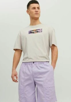 Jack & Jones Logo - T-Shirt Print - Moonbeam