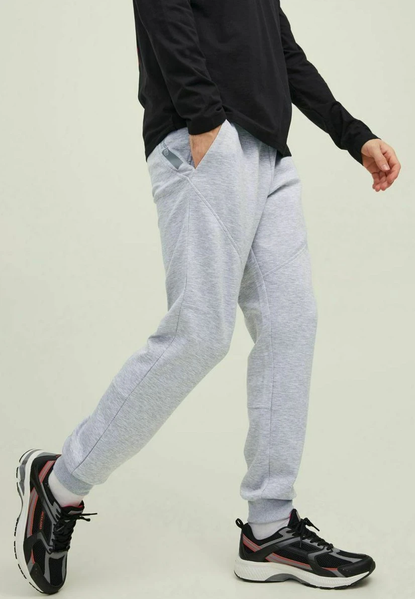 Jack & Jones Gordon Tyson - Trainingsbroek - Light Grey Melange 3 Jack & Jones Gordon Tyson - Trainingsbroek - Light Grey Melange - Afbeelding 3