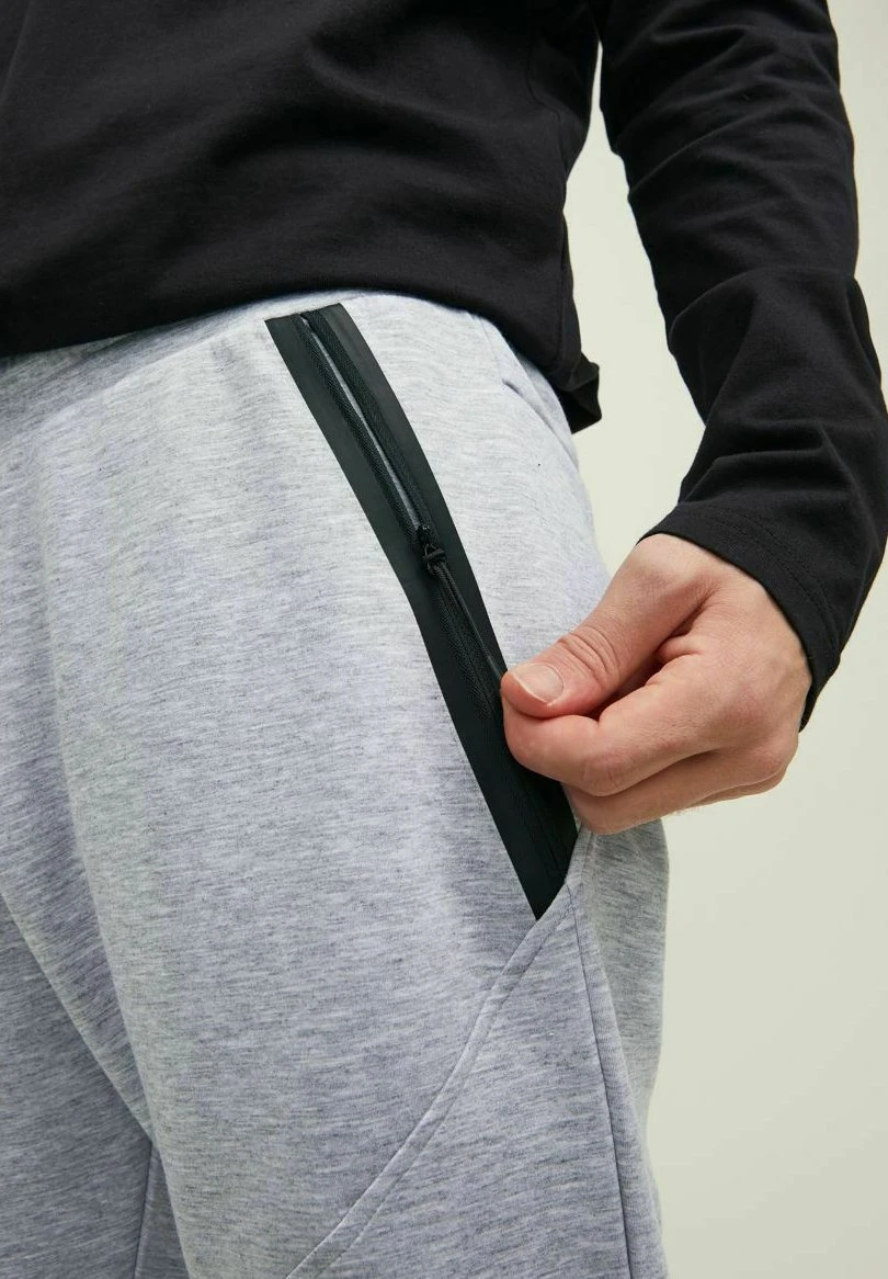 Jack & Jones Gordon Tyson - Trainingsbroek - Light Grey Melange 4 Jack & Jones Gordon Tyson - Trainingsbroek - Light Grey Melange - Afbeelding 4