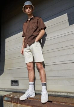 Jack & Jones Jjichris - Jeansshort - Ecru