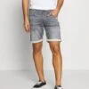 Jack & Jones Jjirick Jjicon - Jeansshort - Grey Denim