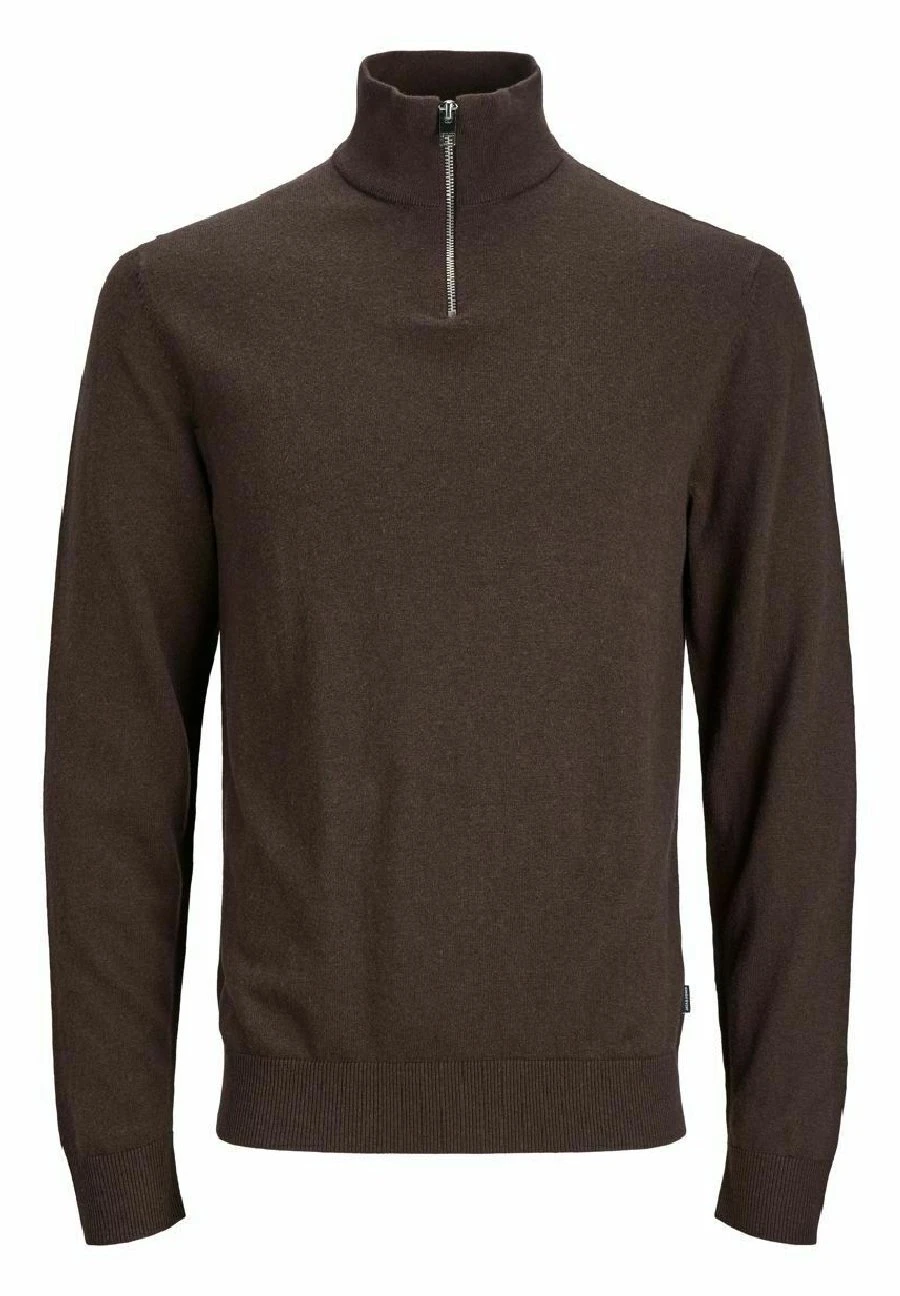 Jack & Jones Eemil Half Zip Noos - Trui - Seal Brown 7 Jack & Jones Eemil Half Zip Noos - Trui - Seal Brown - Afbeelding 7