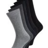 Jack & Jones Jacjens Sock 5 Pack - Sokken - Dark Grey Melange