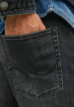 Jack & Jones Mike Original Jos 711 - Slim Fit Jeans - Black Denim -Jack & Jones Verkoopwinkel 710c4c927638461582e309b270e7059e