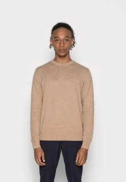 JACK&JONES Premium Jprbluray Crew Neck - Trui - Camel Melange