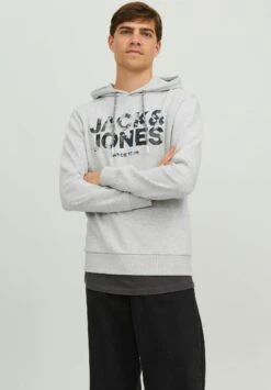 Jack & Jones Hoodie - White Melange