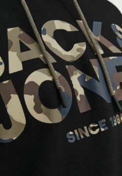 Jack & Jones Plus Size - Hoodie - Black -Jack & Jones Verkoopwinkel 750e1d6e5c234e9ba2f1367414a99d5b