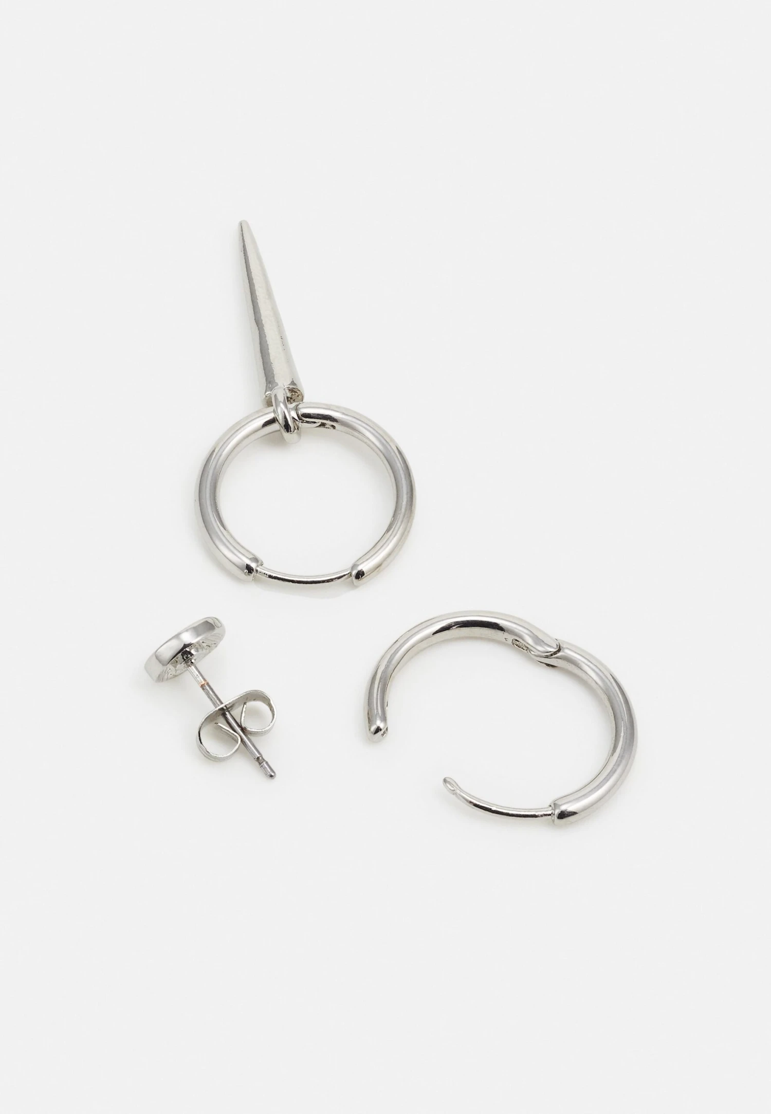 Jack & Jones Jactulo Earrings Unisex 3 Pack - Oorbellen - Silver-Coloured 2 Jack & Jones Jactulo Earrings Unisex 3 Pack - Oorbellen - Silver-Coloured - Afbeelding 2