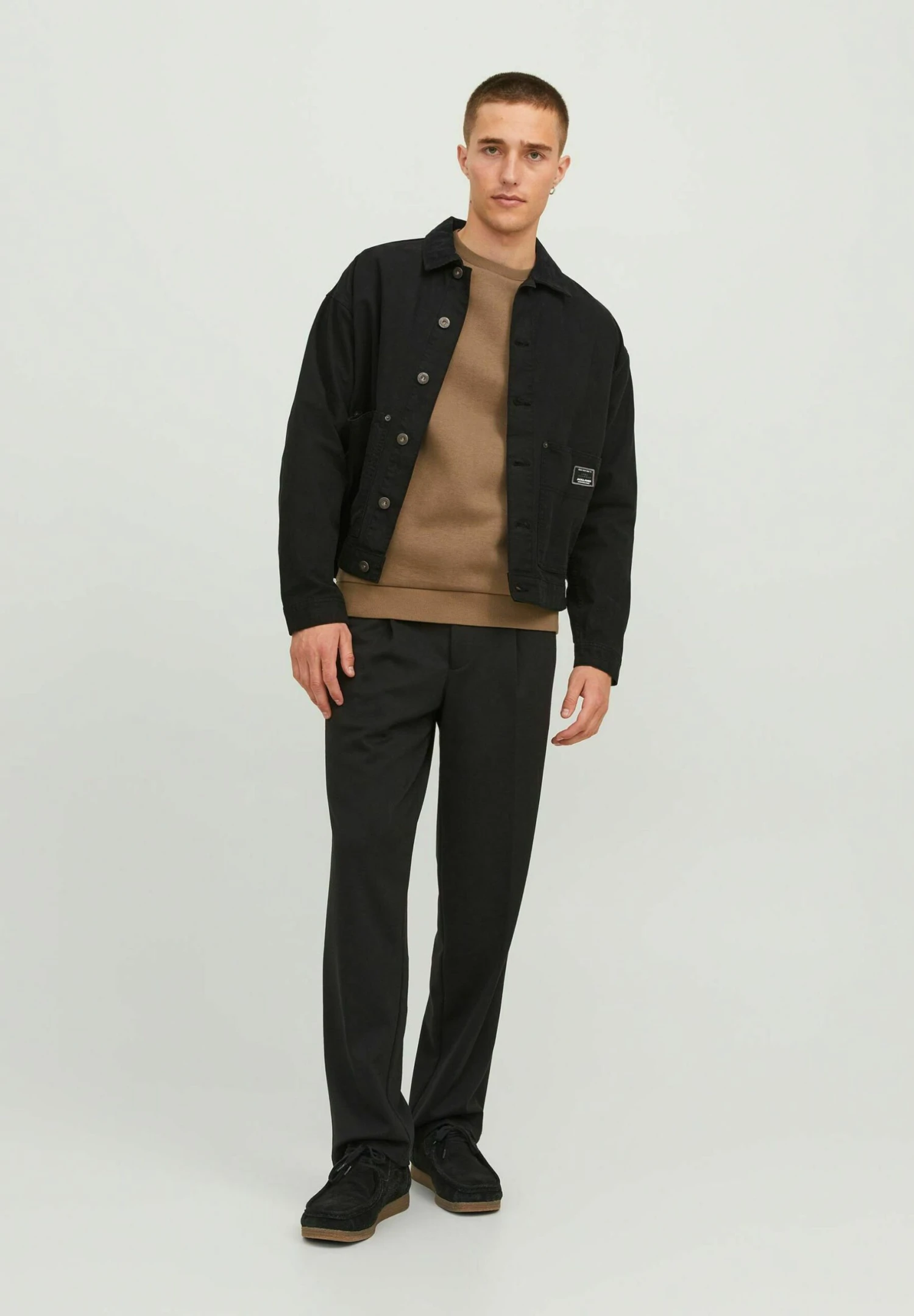Jack & Jones Jjebradley Crew Noos - Sweater - Otter 2 Jack & Jones Jjebradley Crew Noos - Sweater - Otter - Afbeelding 2