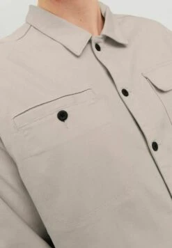 Jack & Jones Jcoben Classic Stretch Ls Pls - Overhemd - Moonbeam -Jack & Jones Verkoopwinkel 78d3df22ee924134963c4d5fdd6f65ff