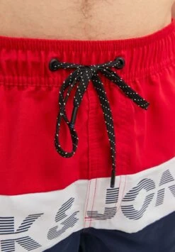 Jack & Jones Jpstfiji Jj Block Sn - Zwemshorts - Chinese Red -Jack & Jones Verkoopwinkel 79705b51b6424e65a96b7ec949a7656d