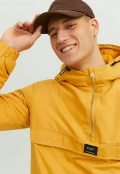 Jack & Jones Half-Zip - Windjack - Honey Gold -Jack & Jones Verkoopwinkel 79de8c5424a1411c8f389b4568854b87