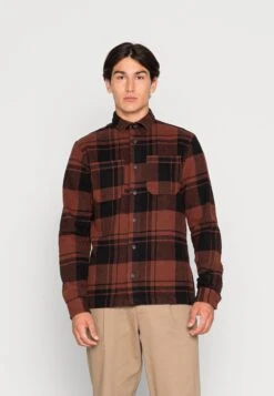 JACK&JONES Premium Jjelogan Check Overshirt- Overhemd - Cinnamon
