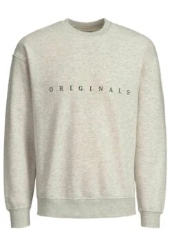 Jack & Jones Crew Neck- Sweater - White Melange -Jack & Jones Verkoopwinkel 7b372077342b417c98c5fe16e14f601a