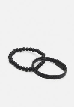 Jack & Jones Jacbraid And Beads Bracelet 2 Pack - Armband - Black -Jack & Jones Verkoopwinkel 7beddb4c52b7418cba6895d1b1b0f17a