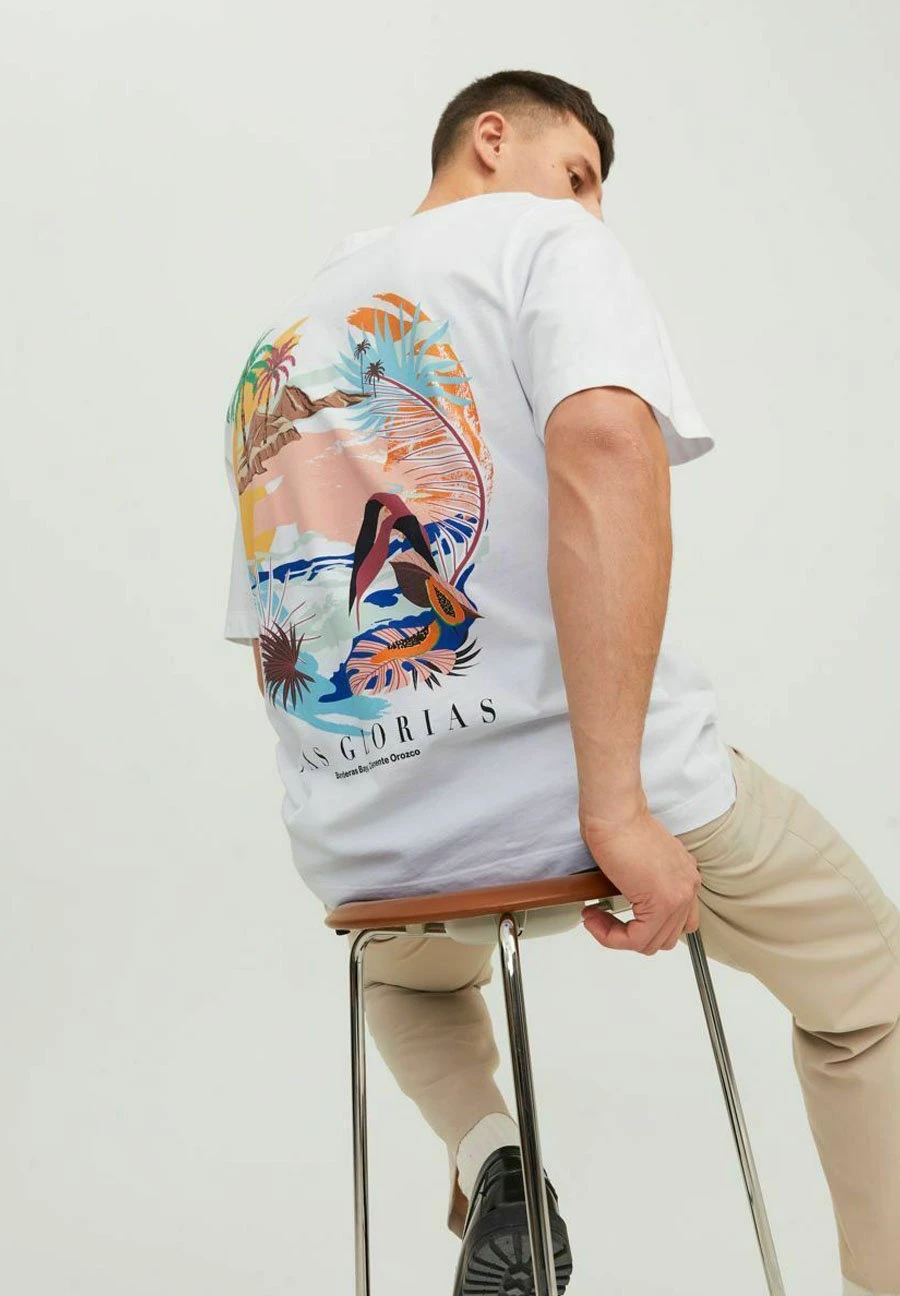 Jack & Jones T-Shirt Print - Bright White 6 Jack & Jones T-Shirt Print - Bright White - Afbeelding 6