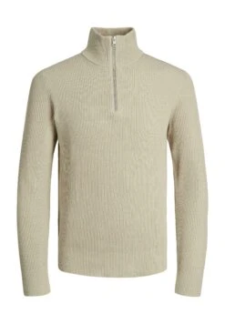 Jack & Jones Jprccperfect Half Zip Sn - Trui - Island Fossil -Jack & Jones Verkoopwinkel 7edbabcb36c747f997be941491e62038