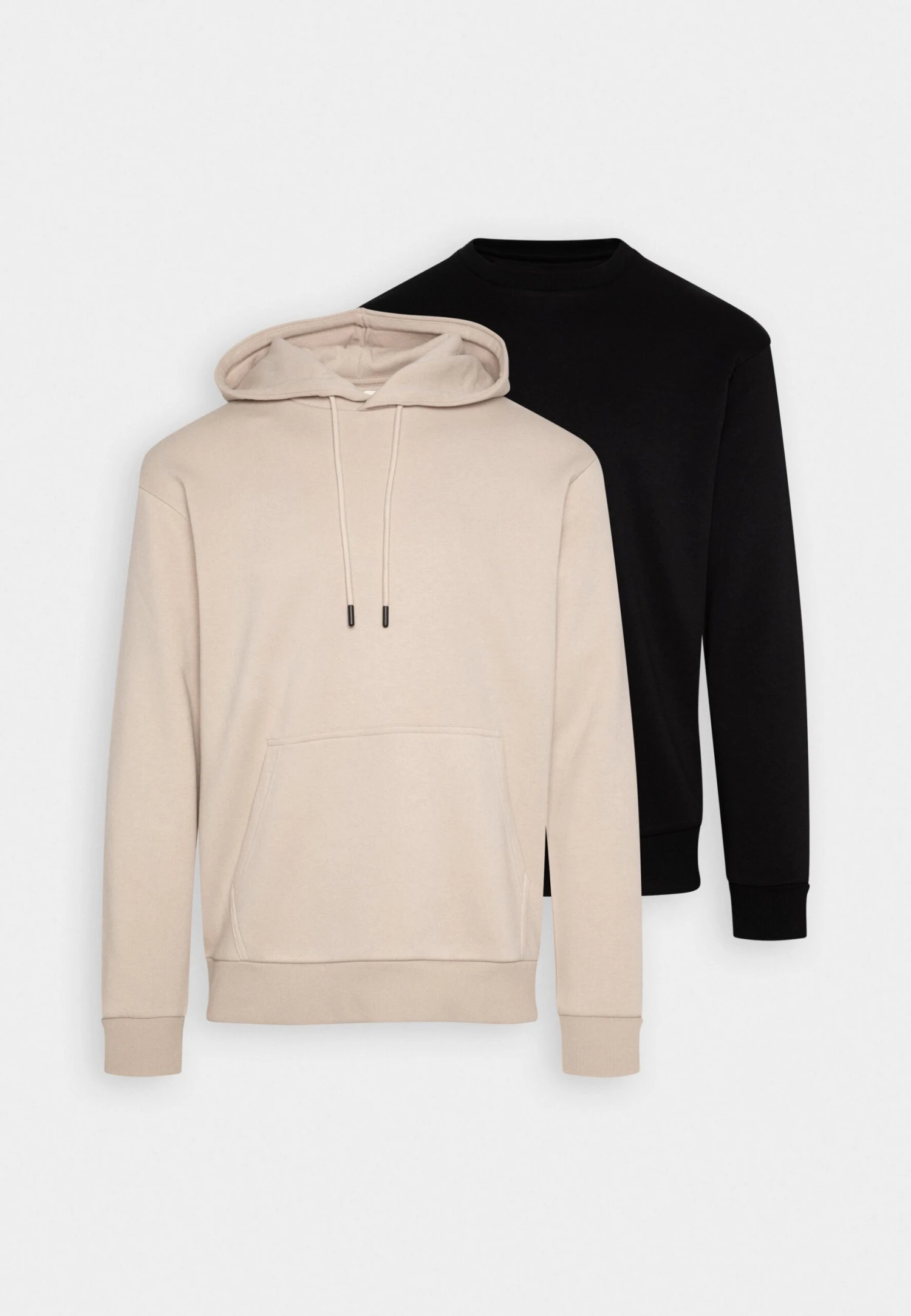 Jack & Jones Jjebradley Mix 2 Pack - Sweater - Moonbeam/Black 5 Jack & Jones Jjebradley Mix 2 Pack - Sweater - Moonbeam/Black - Afbeelding 5