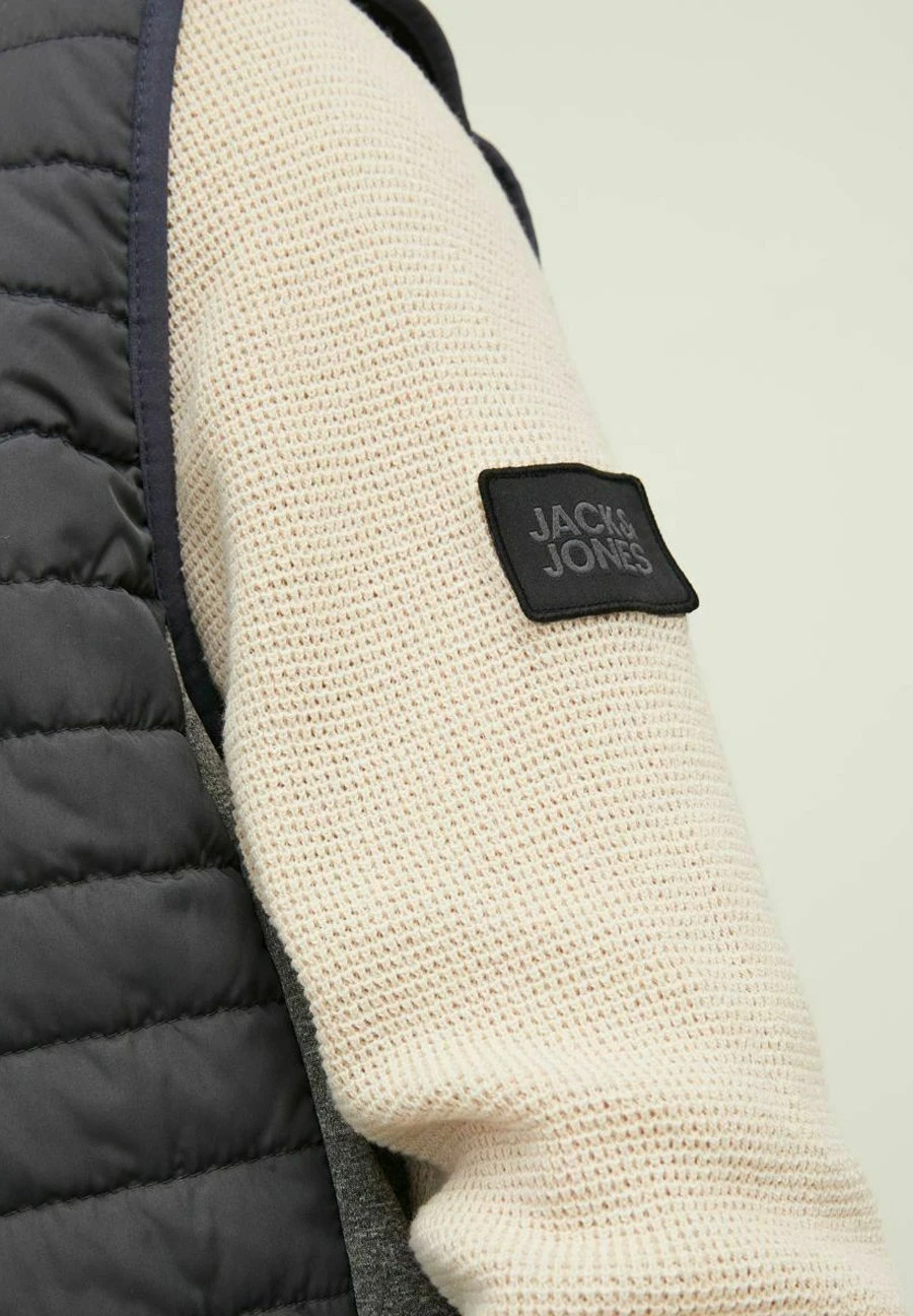 Jack & Jones Jcoclassic Waffle Roll Neck Sn - Trui - Moonbeam 7 Jack & Jones Jcoclassic Waffle Roll Neck Sn - Trui - Moonbeam - Afbeelding 7