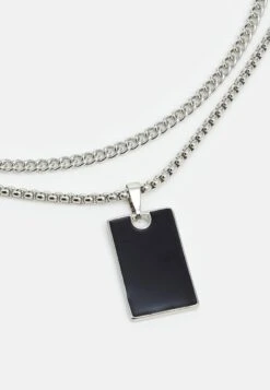 Jack & Jones Jacbaza Necklace 2 Pack - Ketting - Silver-Coloured 5 Jack & Jones Jacbaza Necklace 2 Pack - Ketting - Silver-Coloured -Jack & Jones Verkoopwinkel 84f7095bb33047bcb09d32d82d79075a