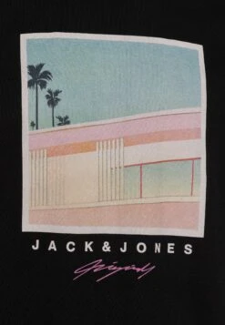 Jack & Jones Jortulum Landscape Crew Neck - T-Shirt Print - Black -Jack & Jones Verkoopwinkel 8623c9c2b37847c4965d170fed9f7e00