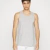 Jack & Jones Jactank 5 Pack - Hemd - Light Grey Melange/White/Black