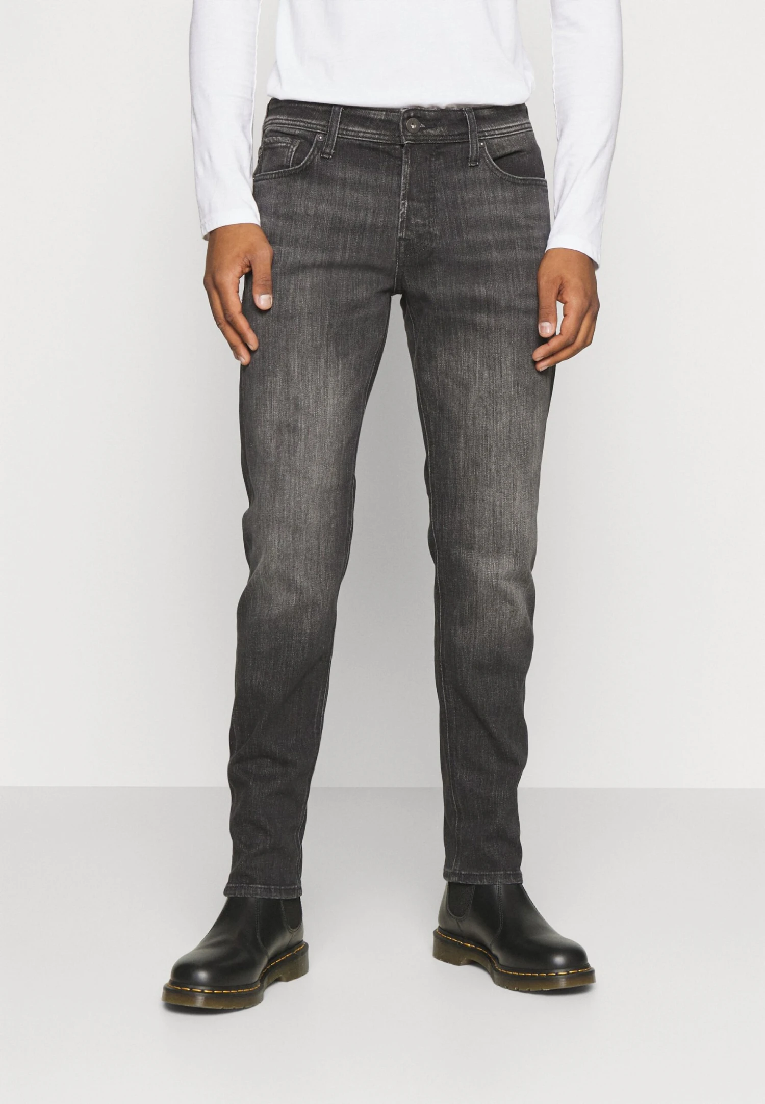 Jack & Jones Jjimike Jjoriginal - Slim Fit Jeans - Black Denim 1 Jack & Jones Jjimike Jjoriginal - Slim Fit Jeans - Black Denim