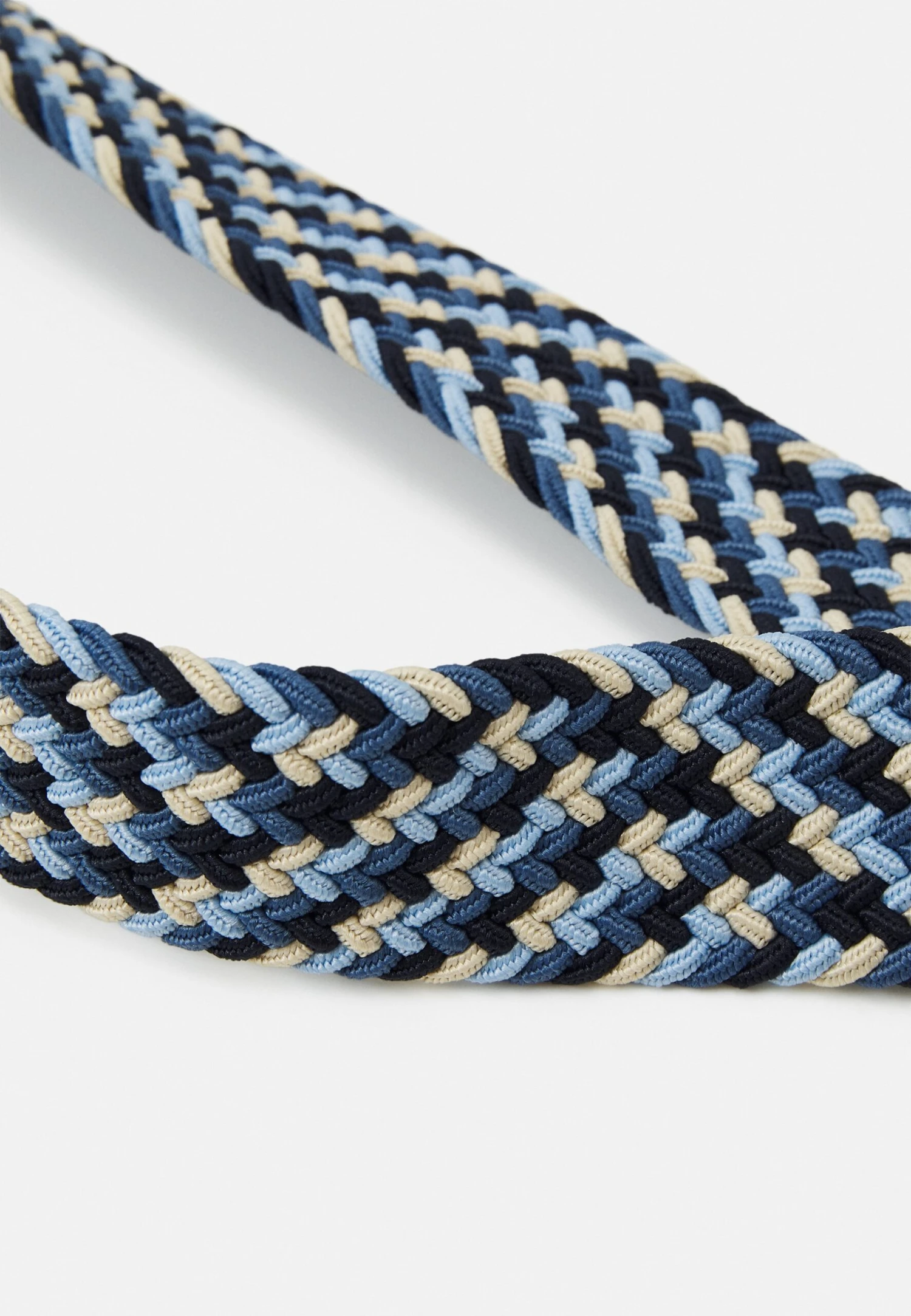 Jack & Jones Jacfall Belt Unisex - Gevlochten Riem - Blue 3 Jack & Jones Jacfall Belt Unisex - Gevlochten Riem - Blue - Afbeelding 3