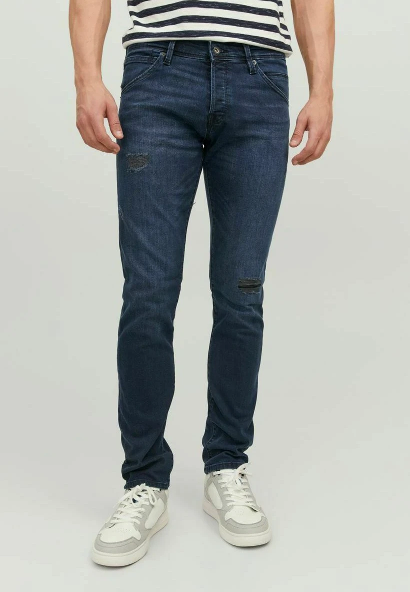 Jack & Jones Glenn Fox Jos 227 - Slim Fit Jeans - Blue Denim 1 Jack & Jones Glenn Fox Jos 227 - Slim Fit Jeans - Blue Denim
