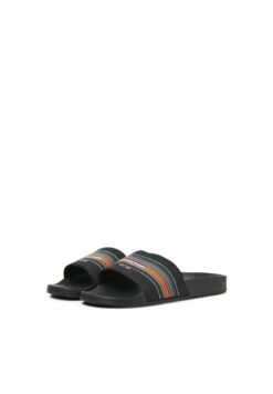 Jack & Jones Gestreifte - Badslippers - Anthracite -Jack & Jones Verkoopwinkel 8e6187593deb4641b47aa54b07db15af