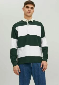 JACK&JONES Premium Premium Gestreiftes - Poloshirt - Sycamore