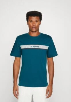 Jack & Jones Jjalex Tee Crew Neck - T-Shirt Print - Sailor Blue