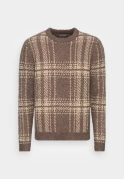 JACK&JONES Premium Jprblatrend - Trui - Weathered Teak/Brown Rice