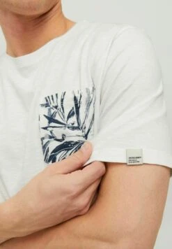 Jack & Jones Brusttasche - T-Shirt Print - Cloud Dancer -Jack & Jones Verkoopwinkel 91f34cd42b194091b32ccac8f66fae95