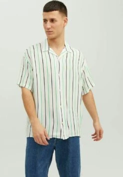 Jack & Jones Gestreiftes - Overhemd - Cloud Dancer