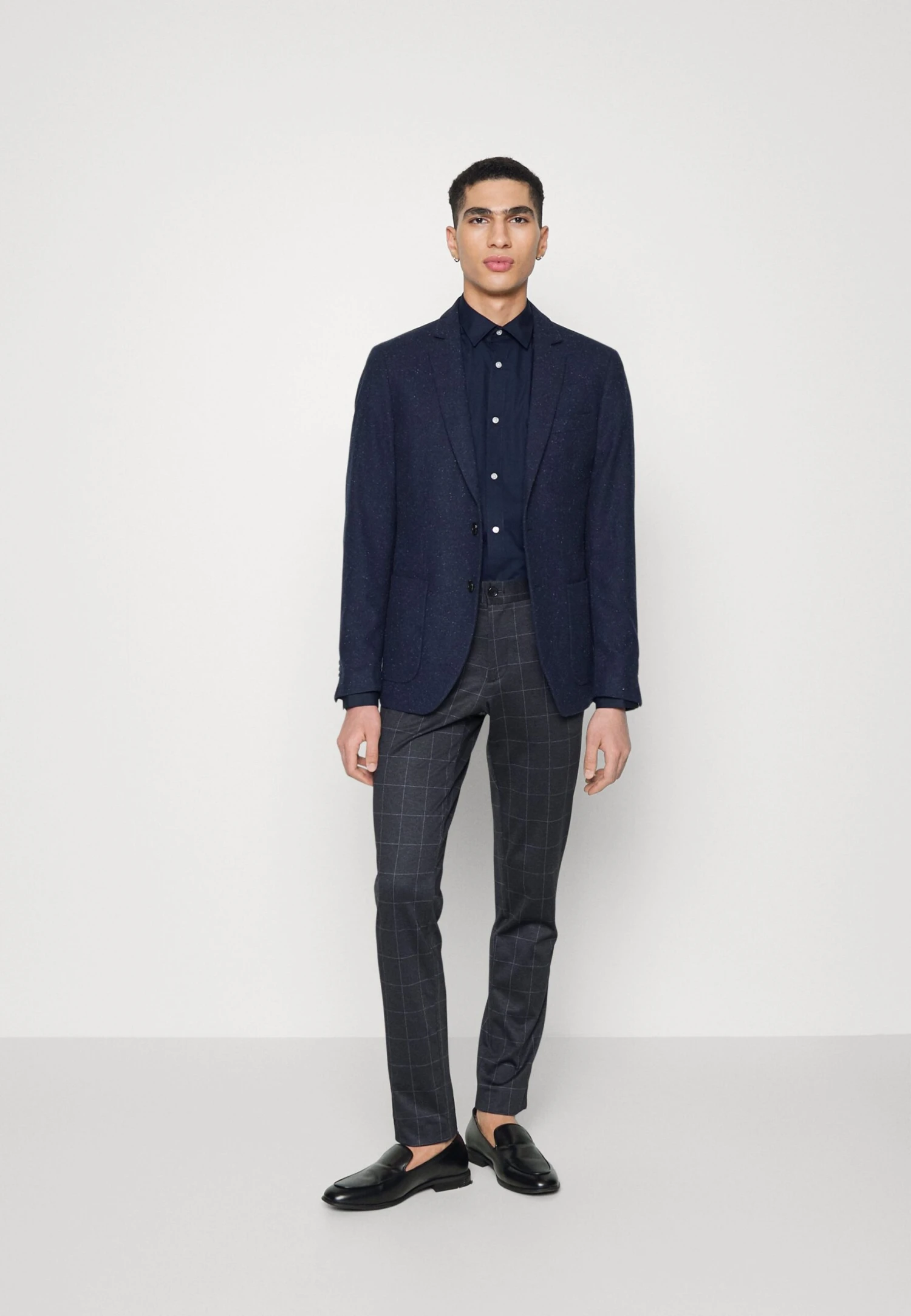 Jack & Jones Jjjoe Shirt Plain - Zakelijk Overhemd - Navy Blazer 2 Jack & Jones Jjjoe Shirt Plain - Zakelijk Overhemd - Navy Blazer - Afbeelding 2