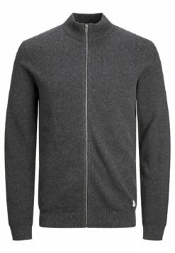 Jack & Jones Ehill Turtle Zip Noos - Vest - Dark Grey Melange -Jack & Jones Verkoopwinkel 93af7316a5b548b7a6dbfa6778f33e1b