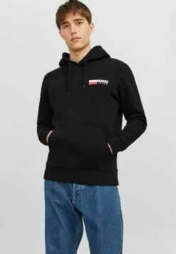 Jack & Jones Logo - Hoodie - Black
