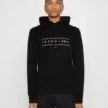 Jack & Jones Jjelliot Logo Hood - Sweater - Black