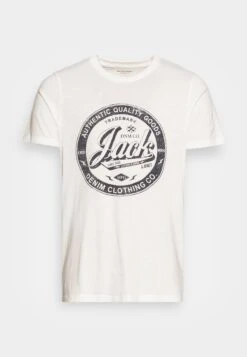 Jack & Jones Jjejeans Tee O Neck - T-Shirt Print - Cloud Dancer -Jack & Jones Verkoopwinkel 97210c38cdce4358b93aaee4538a00fa