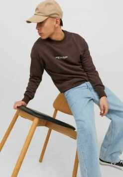 Jack & Jones Jorvesterbro Crew Neck Noos - Sweater - Chocolate Brown -Jack & Jones Verkoopwinkel 998025dfd48f4bf0a7ddf39d9cb9953a