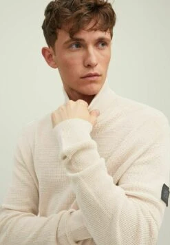 Jack & Jones Jcoclassic Waffle Roll Neck Sn - Trui - Moonbeam 10 Jack & Jones Jcoclassic Waffle Roll Neck Sn - Trui - Moonbeam -Jack & Jones Verkoopwinkel 99caf0c26b674c55a71fe0990b018ac1