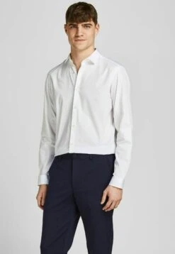 JACK&JONES Premium Jprblacardiff Slim Fit - Overhemd - White