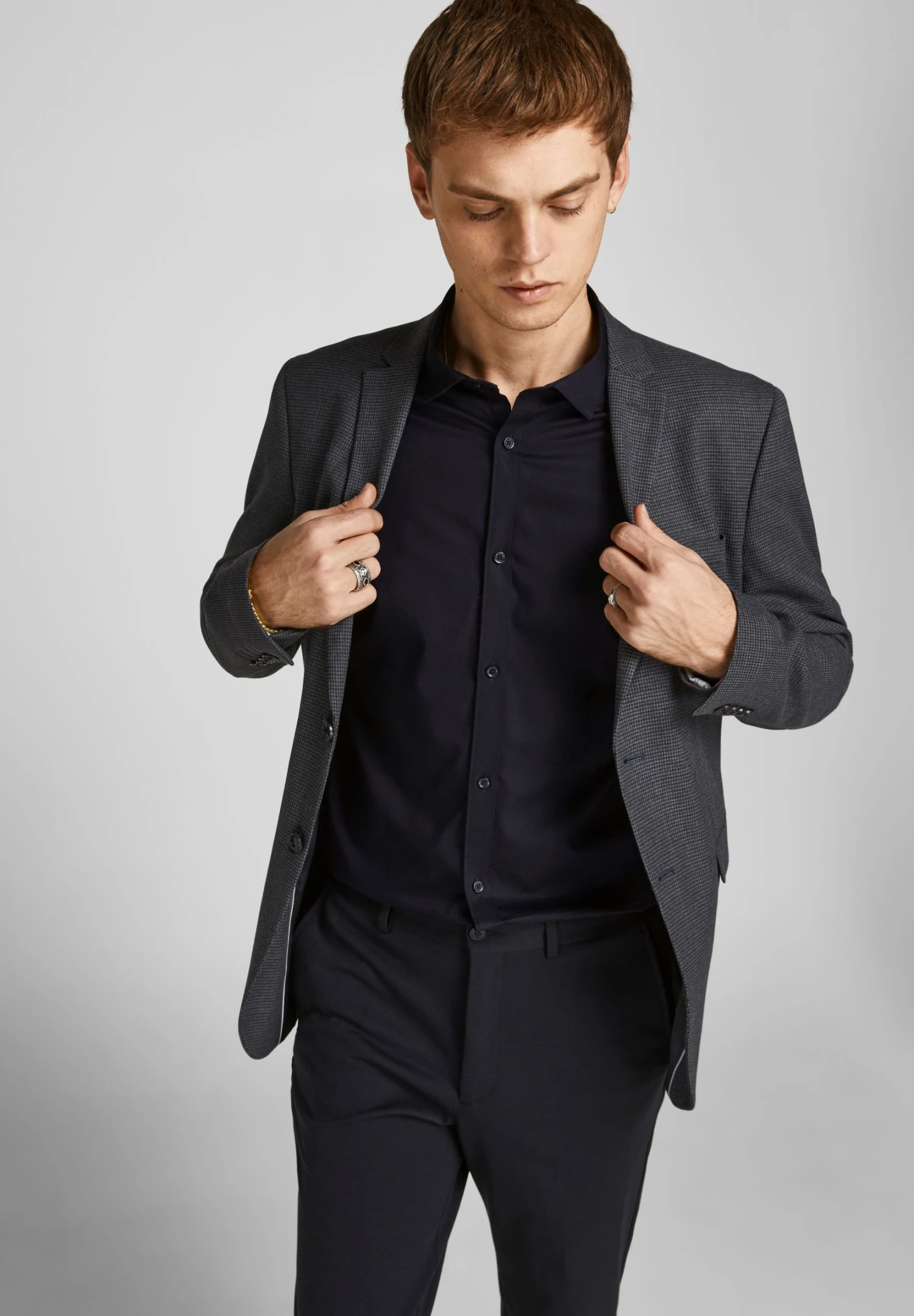 JACK&JONES Premium Jprblacardiff Slim Fit - Overhemd - Black 4 JACK&JONES Premium Jprblacardiff Slim Fit - Overhemd - Black - Afbeelding 4